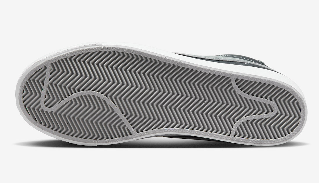 Mason Silva Nike SB Zoom Blazer Mid Dark Obsidian Metallic Silver DZ7260-400