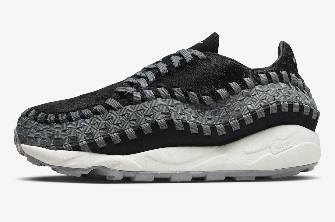 Nike Air Footscape Woven Black Smoke Grey FB1959-001 Lateral Side