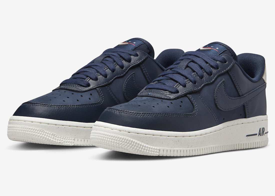 Nike Air Force 1 Low Appears in Navy Nubuck and Leather