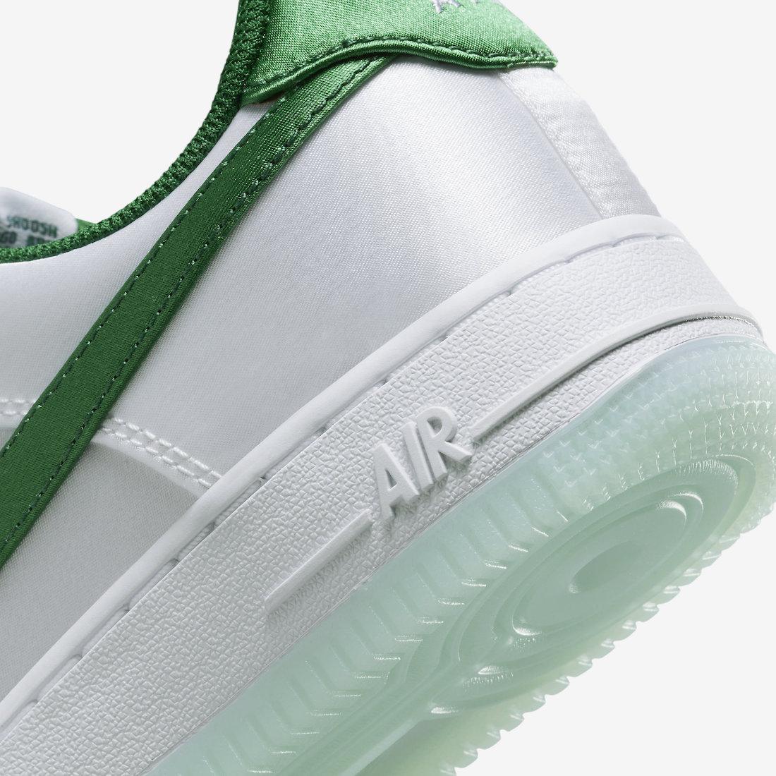 Nike Air Force 1 Low Satin White Green DX6541 101 7