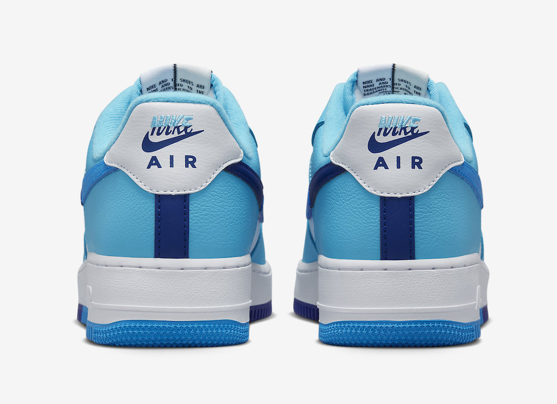 Nike Air Force 1 Low '07 LV8 Split Light Photo Blue DZ2522-100 Men's Size  Shoes