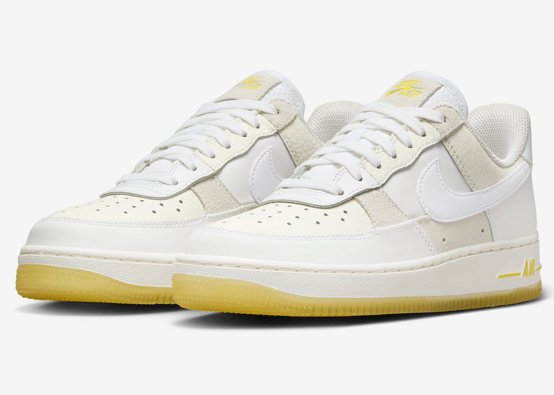 Nike Air Force 1 Low Summit White Opti Yellow FQ0709-100