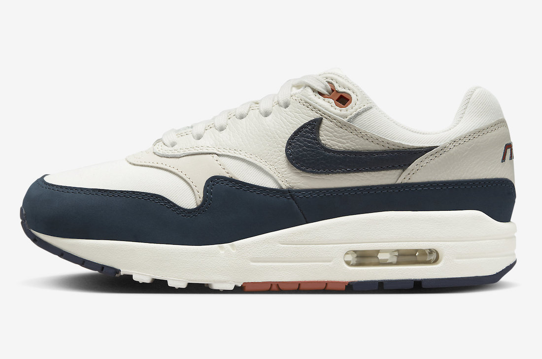 Nike Air Max 1 Light Orewood Brown Obsidian FD2370-110 Lateral Side
