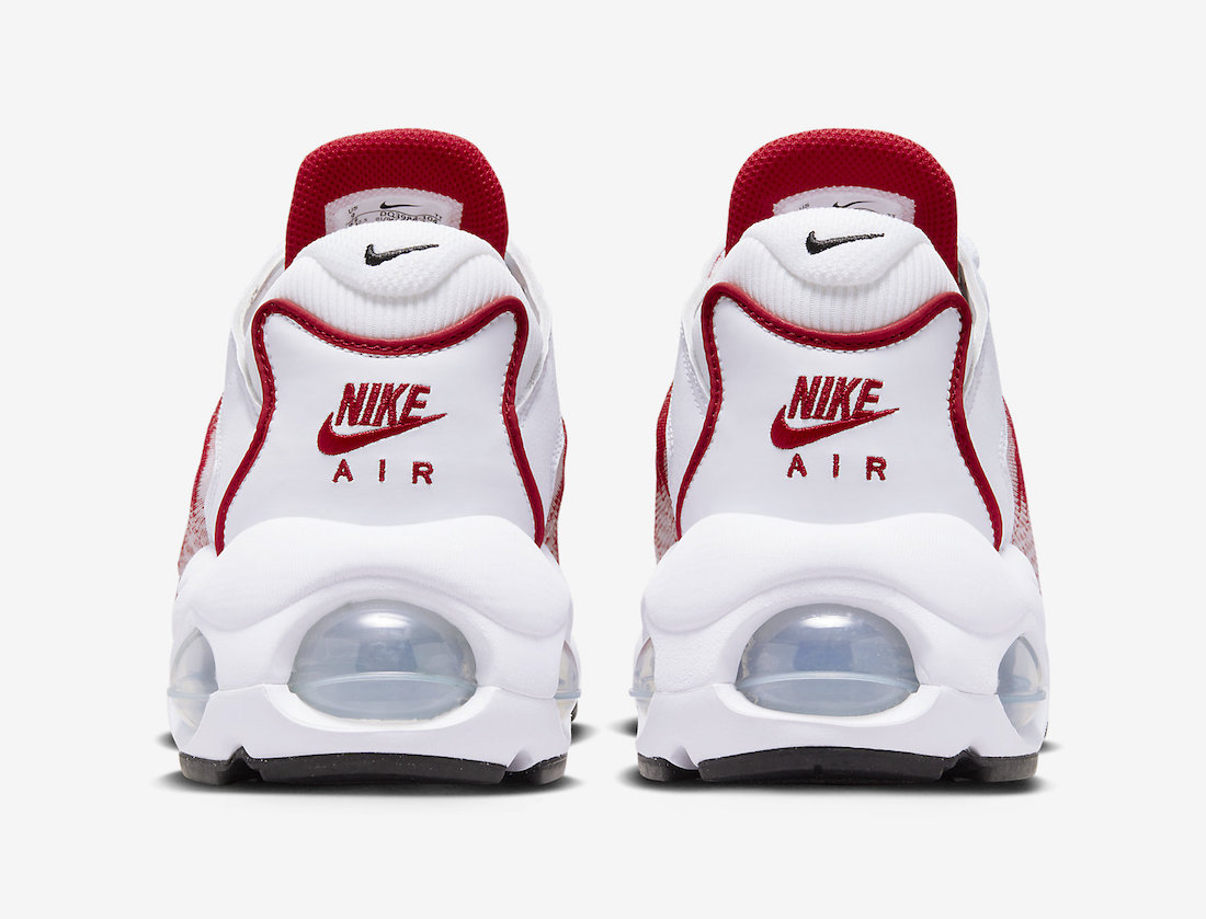 Nike Air Max TW White Red Heel