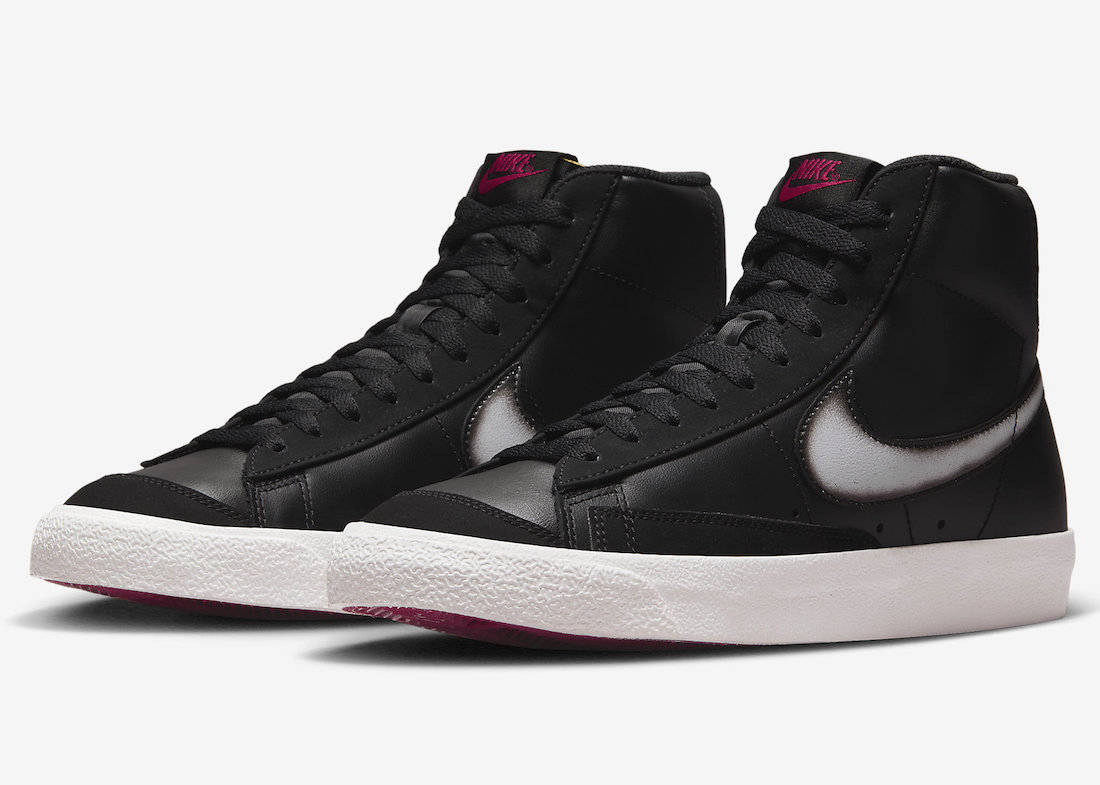 Nike Blazer Mid With Spray-Painted Swooshes