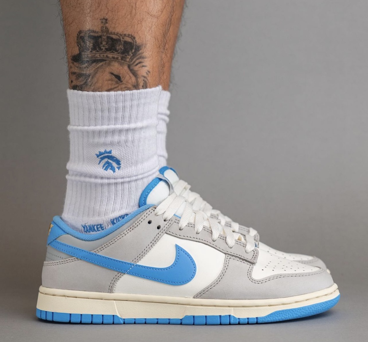 Nike Dunk Low Athletic Department University Blue FN7488-133 On-Feet