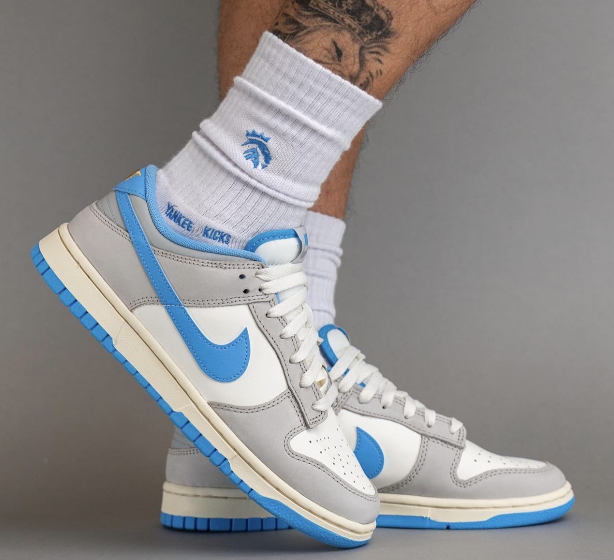 Nike Dunk Low Athletic Department University Blue On-Feet