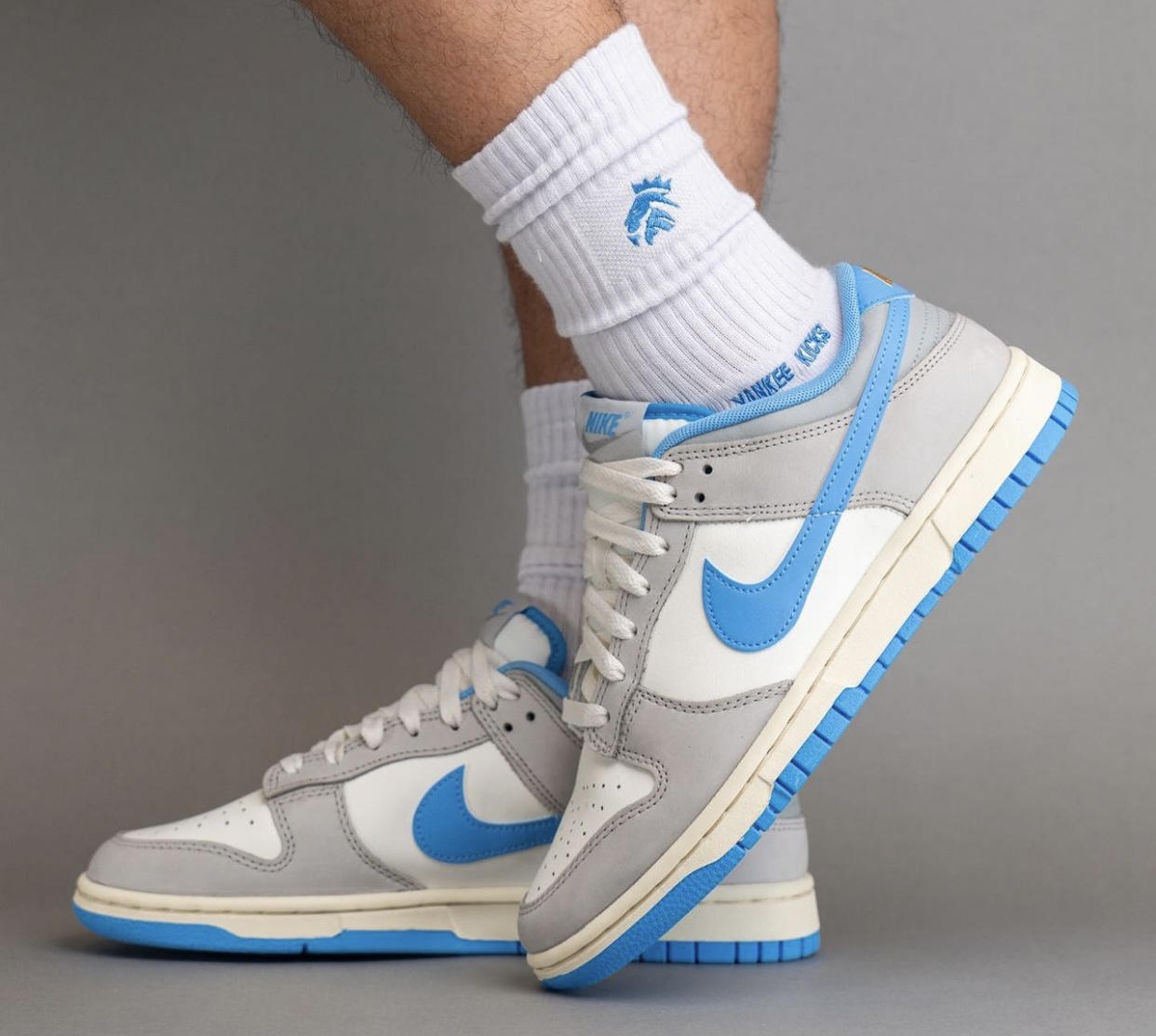 Nike Dunk Low Athletic Department University Blue On-Foot