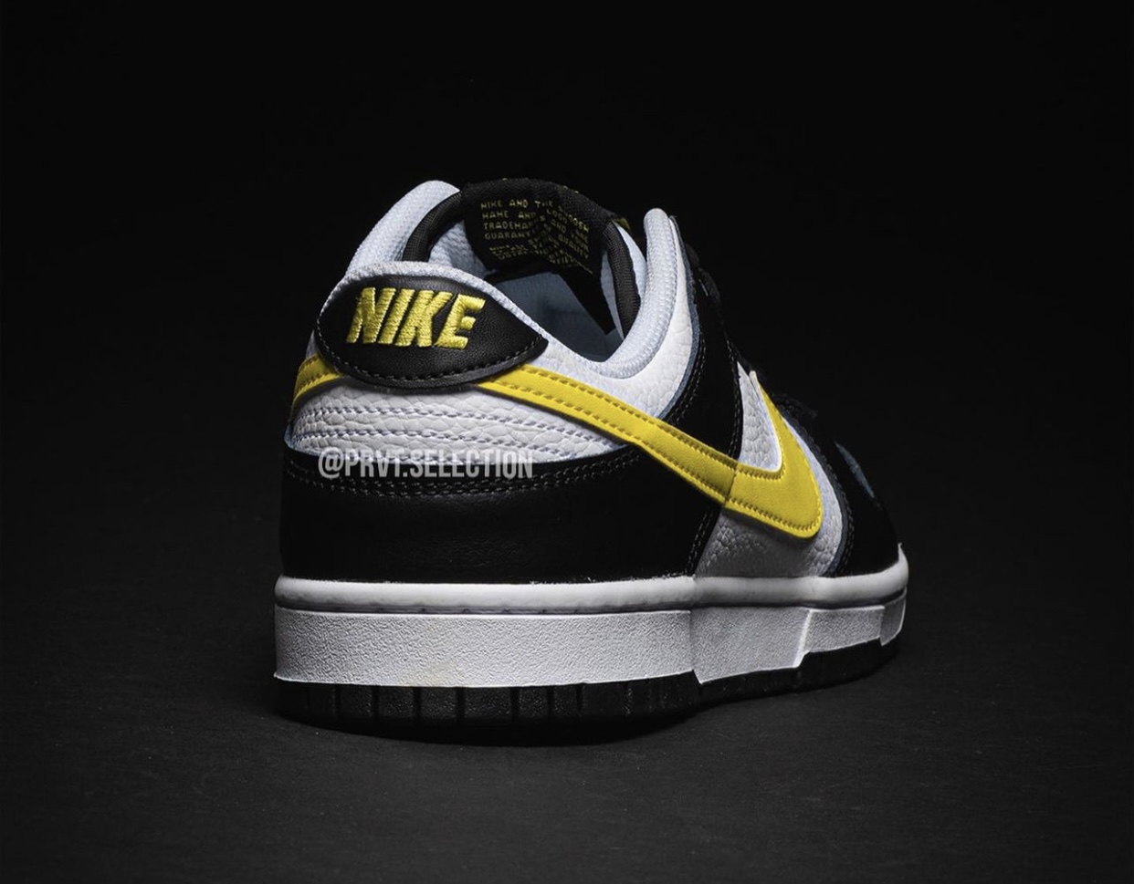 Nike Dunk Low Black Yellow White FQ2431-001