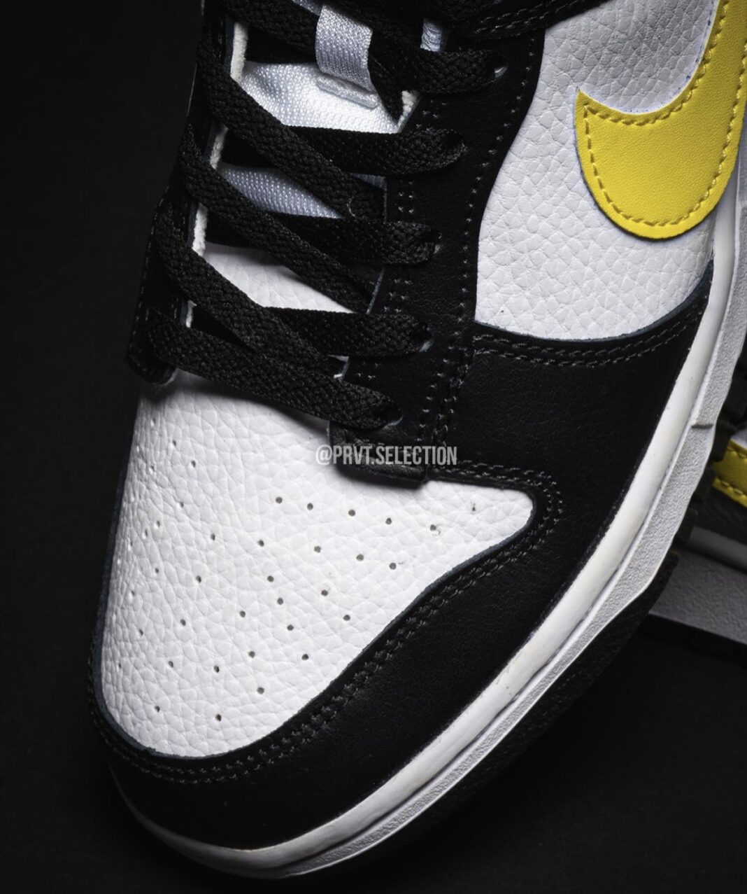 dunk high black and yellow