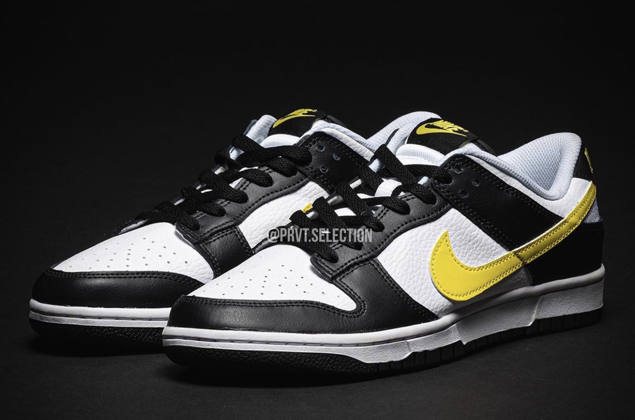 Nike Dunk Low Black Yellow White FQ2431-001 Release Info