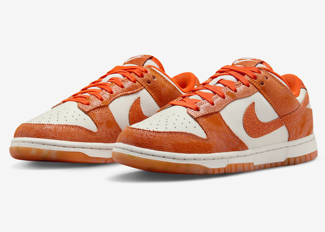 Official Photos of the Nike Dunk Low “Cracked Orange”