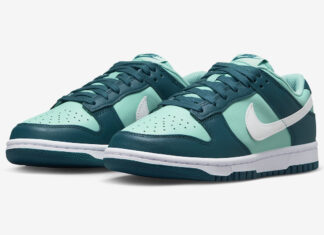 Nike Dunk Low Geode Teal White Emerald Rise DD1503-301