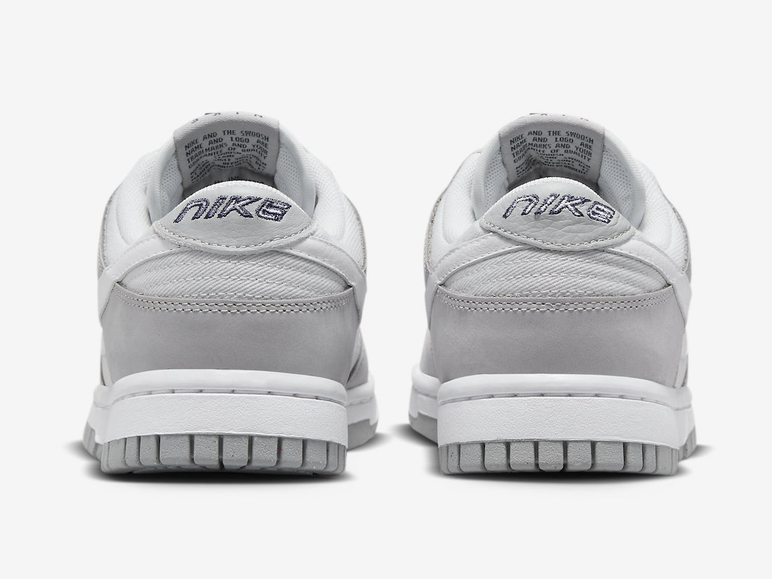 Nike Dunk Low Light Smoke Grey Heel