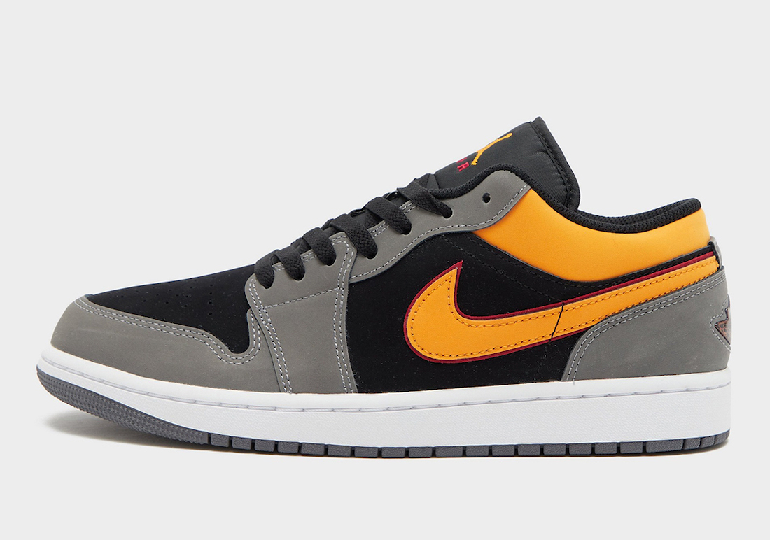 Air Jordan 1 Low Light Graphite Vivid Orange FN7308-008