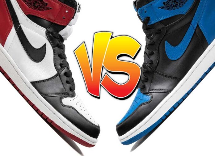 royal black toe 1s