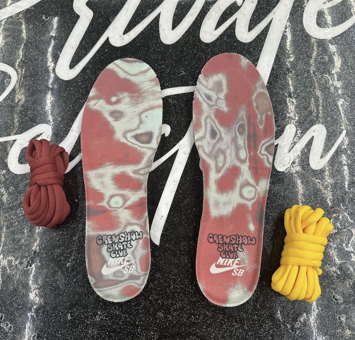 Crenshaw Skate Club Nike SB Dunk Low Insoles