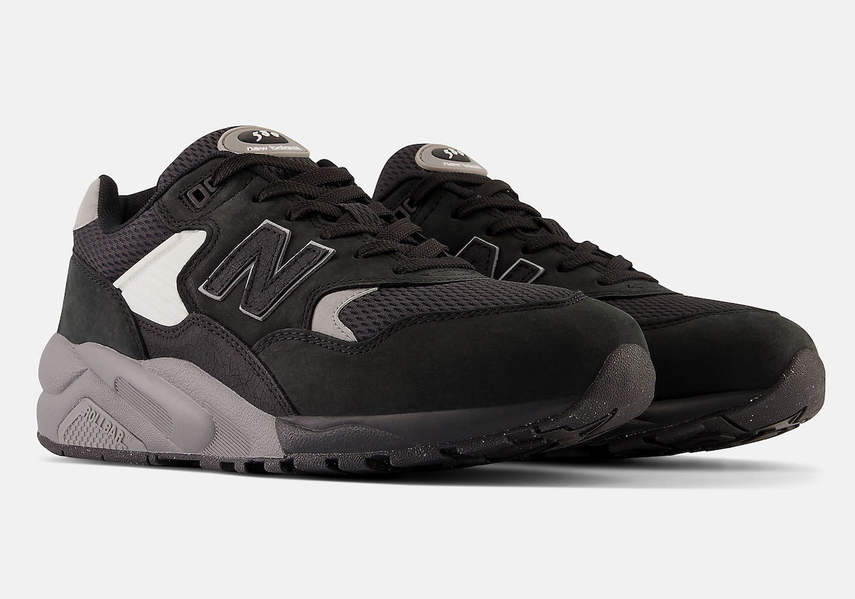 New Balance 580 Surfaces in “Black/Grey”