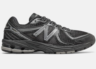 New Balance 860v2 Arrives in Black and Silver Metallic New Balance 860v2 Black Silver Metallic ML860XC