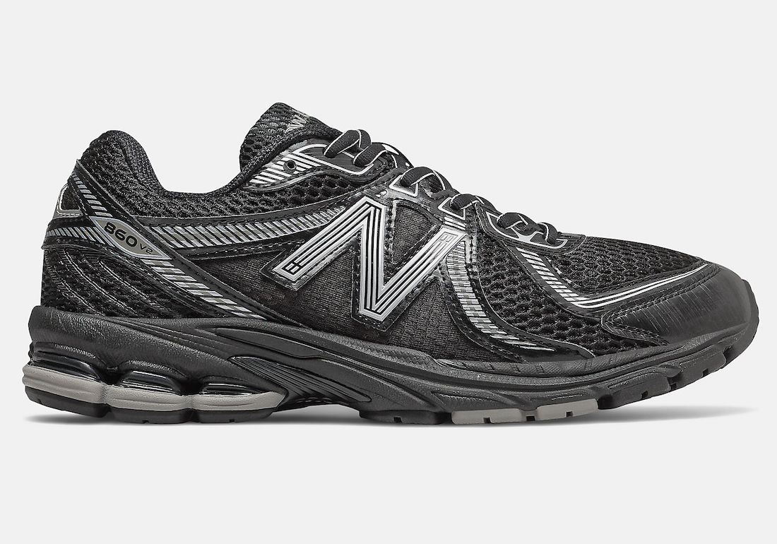 New Balance 860v2 Arrives in Black and Silver Metallic