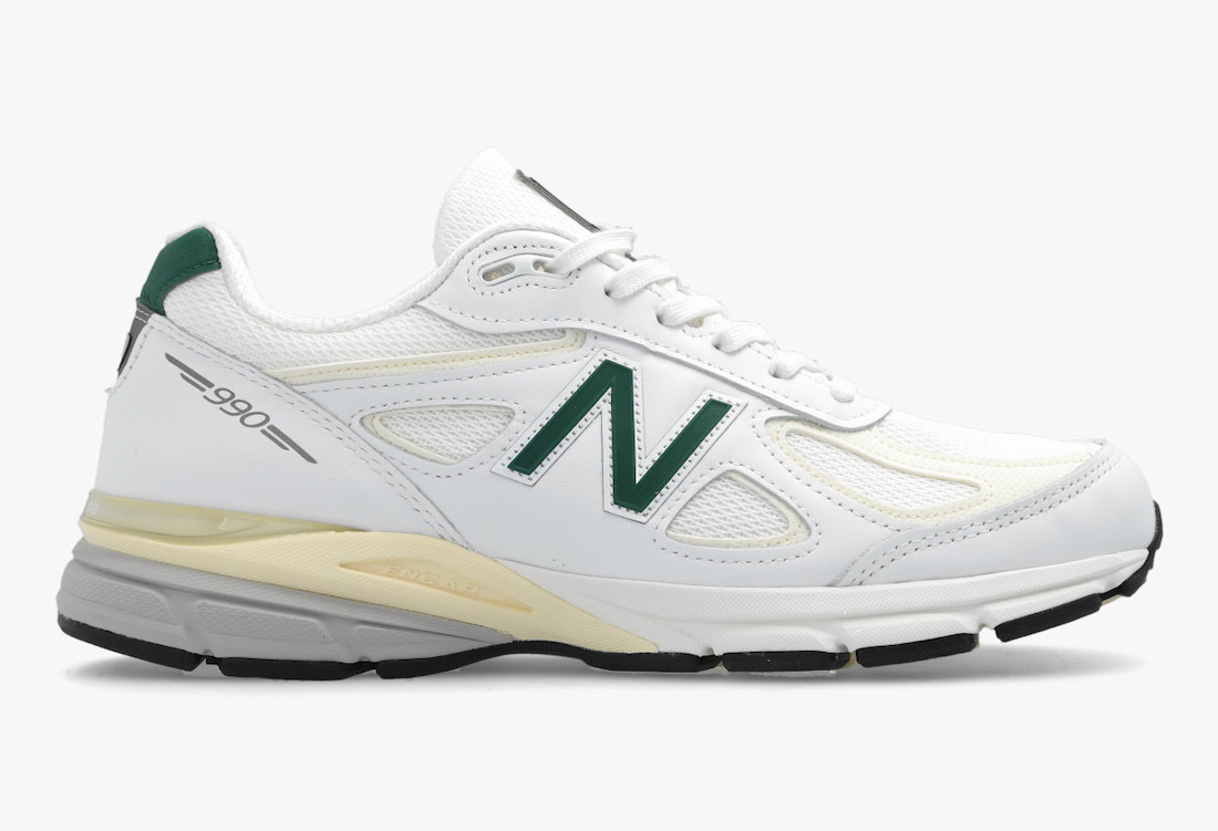 New Balance 990v4 Made in USA “White/Green” Coming Soon