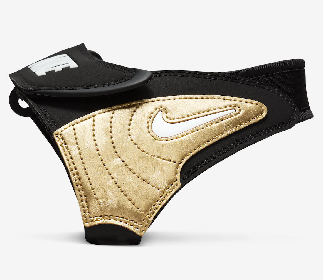 Nike Air Adjust Force Sandal Black White Gold DV2136-001 | SBD