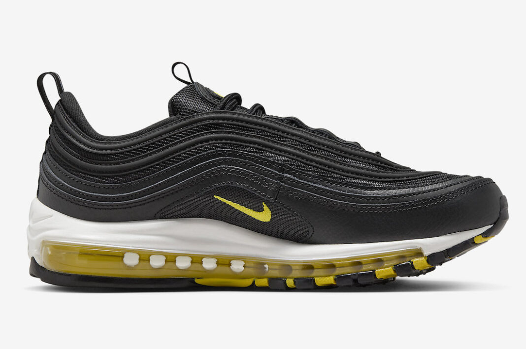 black white and yellow air max 97