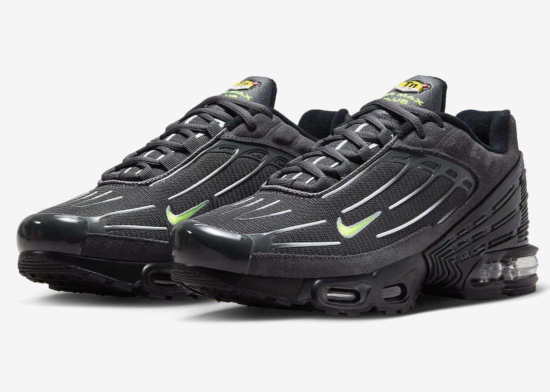 Nike Air Max Plus 3 Surfaces With Suede and Volt Accents