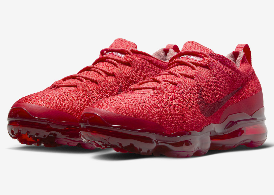 Nike Air VaporMax 2023 Flyknit Surfaces in Red
