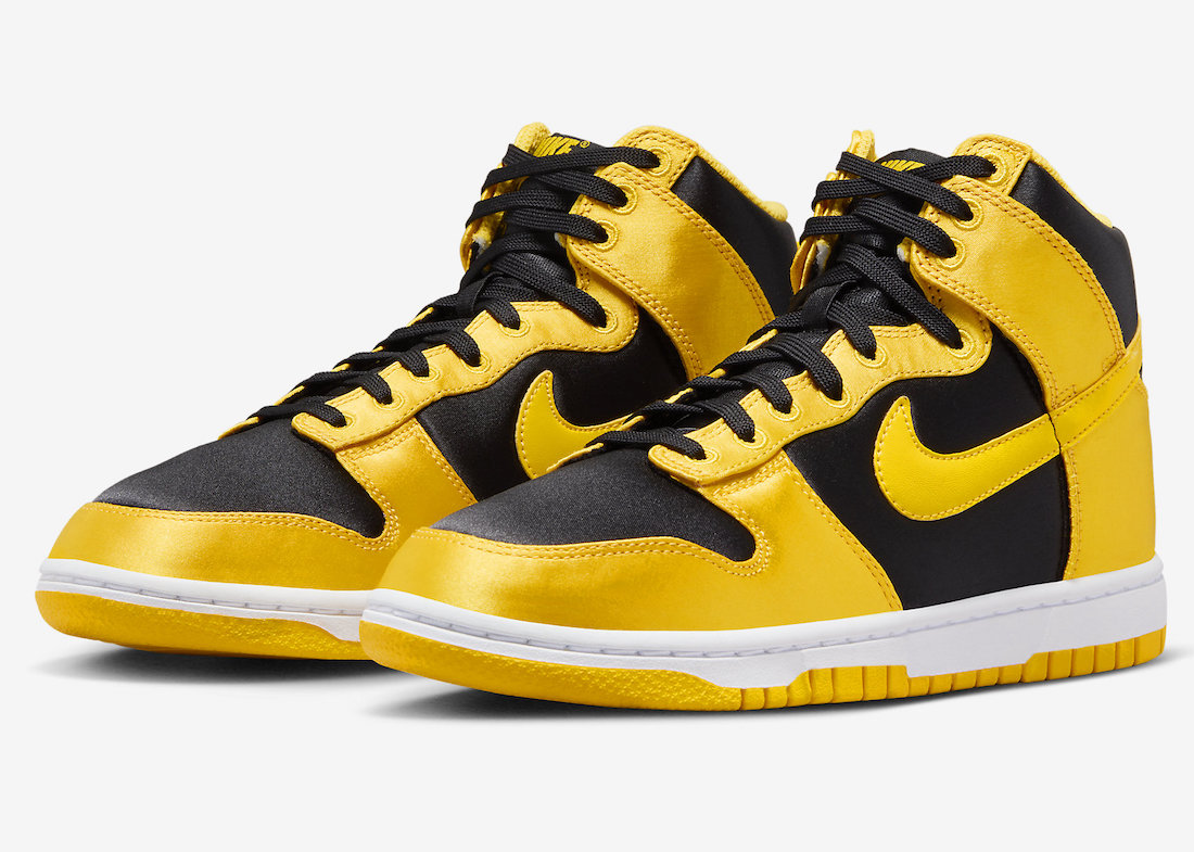 Official Photos of the Nike Dunk High “Satin Goldenrod”