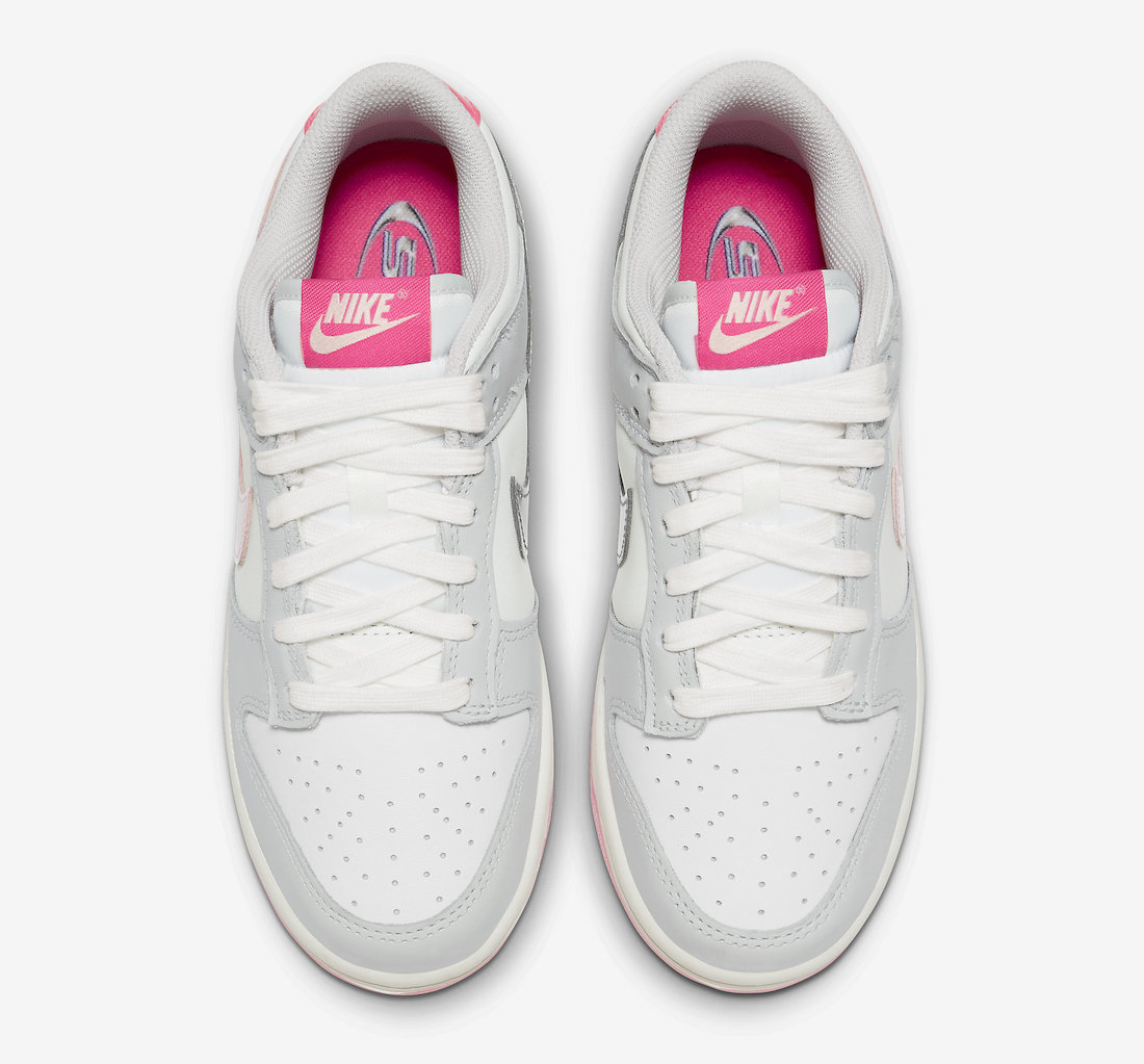 Nike Dunk Low 52 White Grey Pink FN3451-161