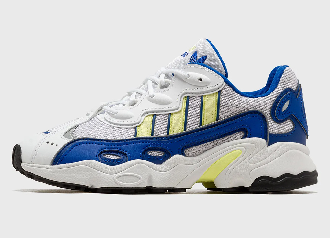 The adidas Ozweego 3 Returns in White, Yellow, and Royal