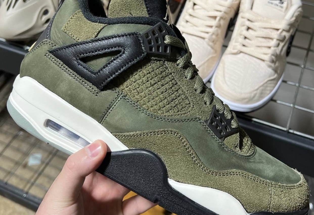 In-Hand Look at the Air Jordan 4 Craft “Medium Olive”