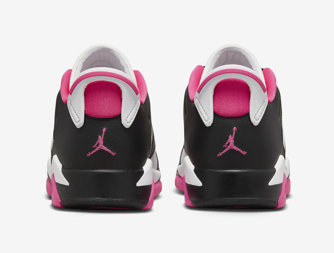 Air Jordan 6 Low GS Fierce Pink Heels