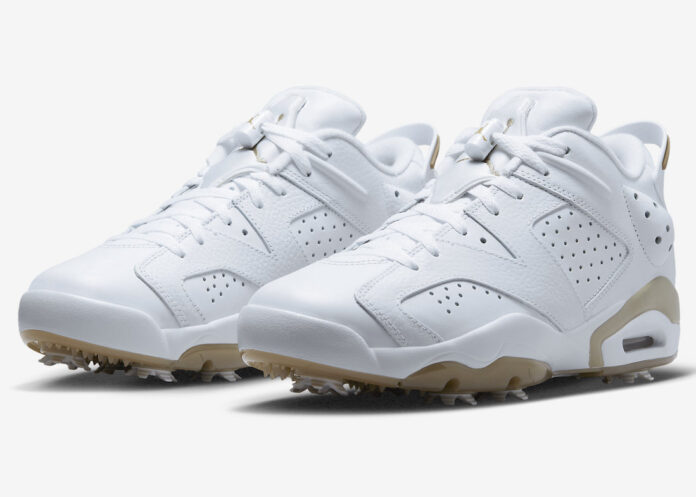 Air Jordan 6 Low Golf White Khaki DV1376-100
