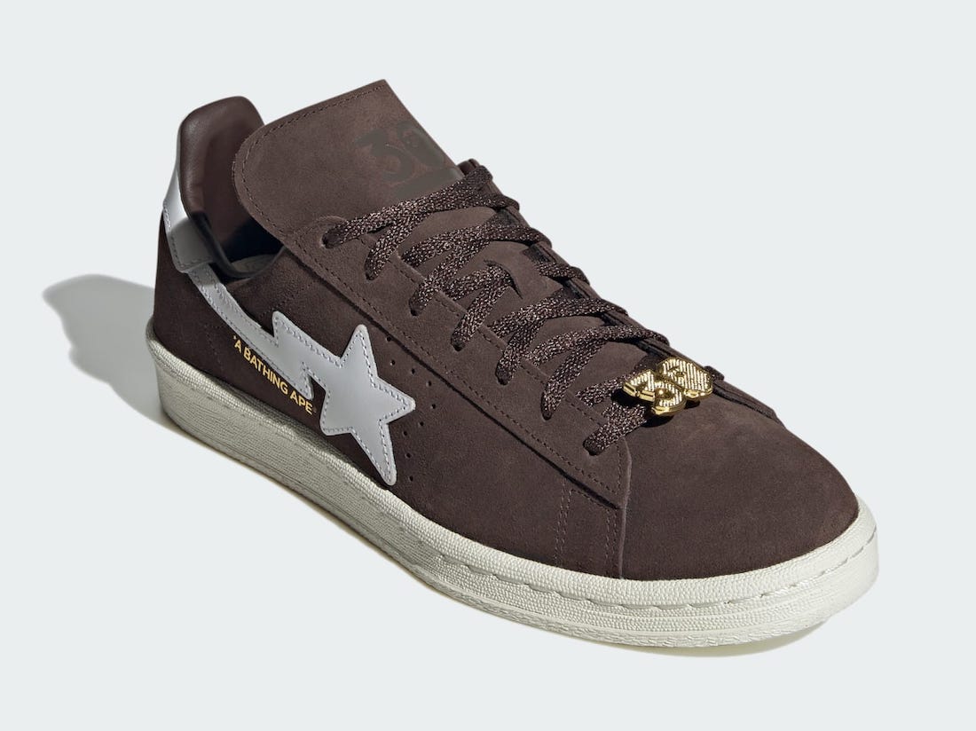 Bape adidas Campus 80s Brown IF3379 Release Date