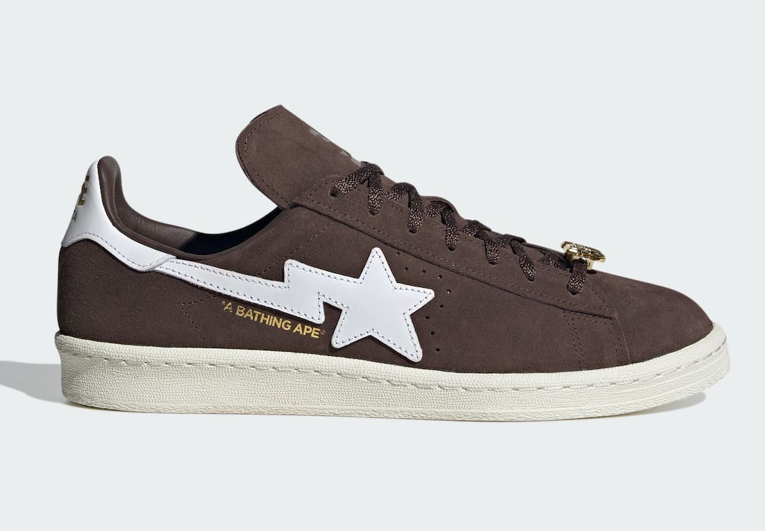 Bape x adidas Campus 80s “Brown” Releases July 1st