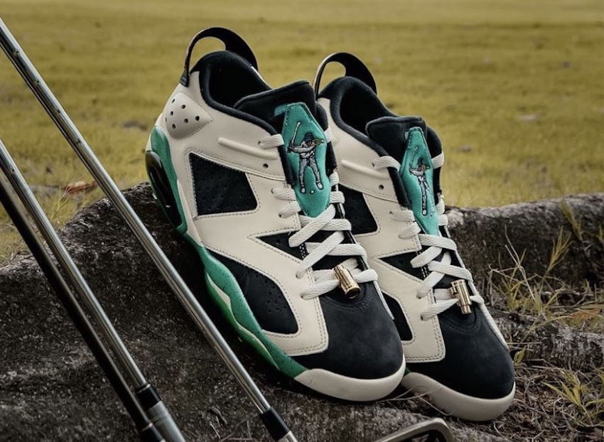 Air Jordan 12 Low Golf Shoes.