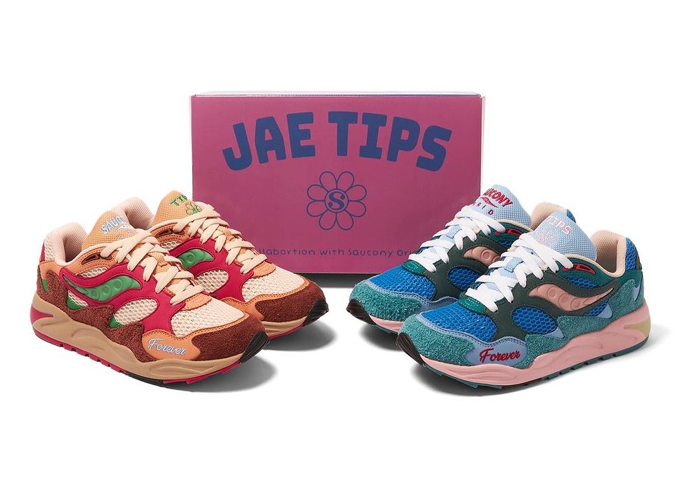Jae Tips x Saucony Grid Shadow 2 Pack Releases November 2023