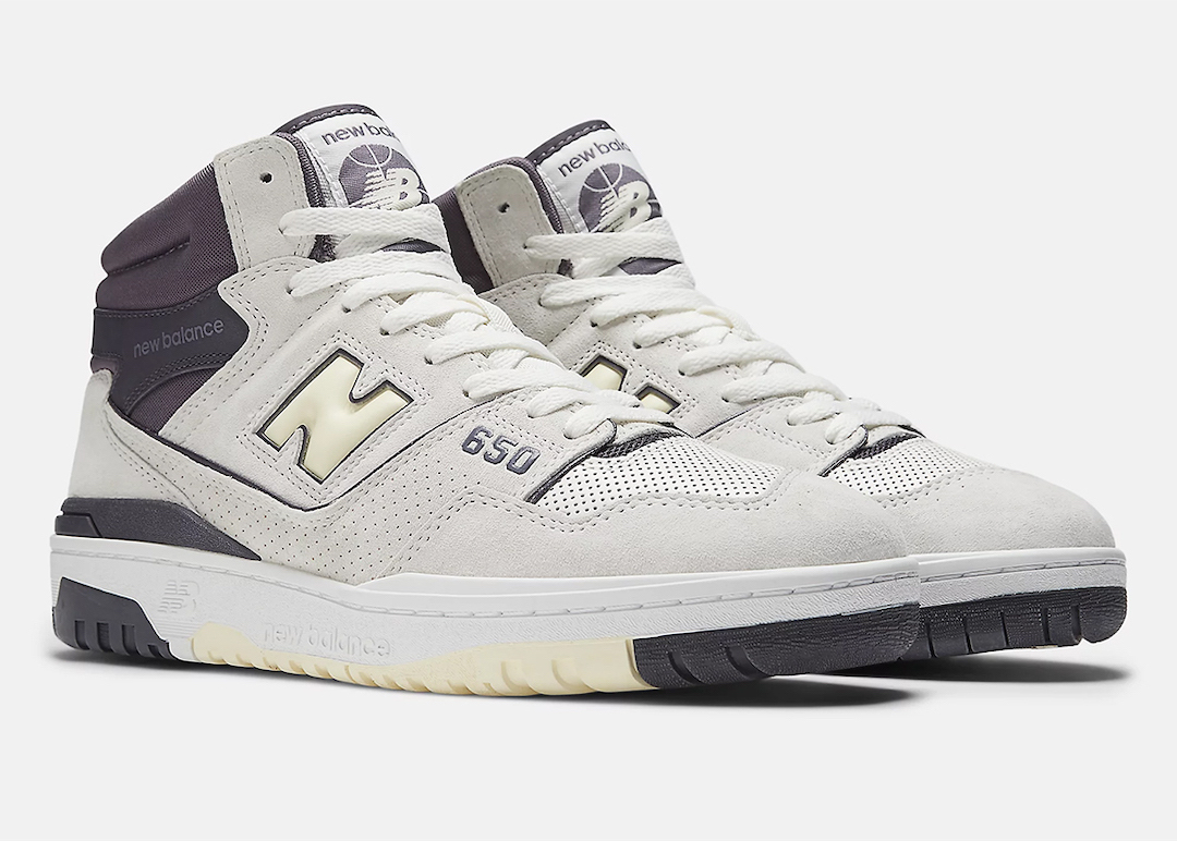 New Balance 650 Contrasted With Muted Purple