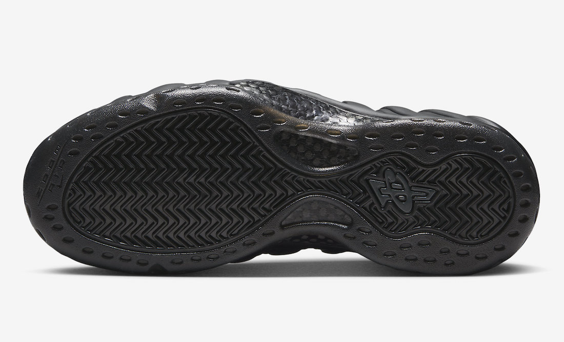 Nike Air Foamposite One Anthracite and Black 2023 Outsole