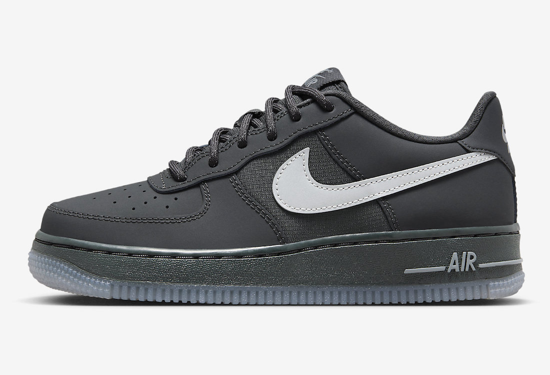 Nike Air Force 1 Low GS Reflective Swoosh FV3980-001 Release Date