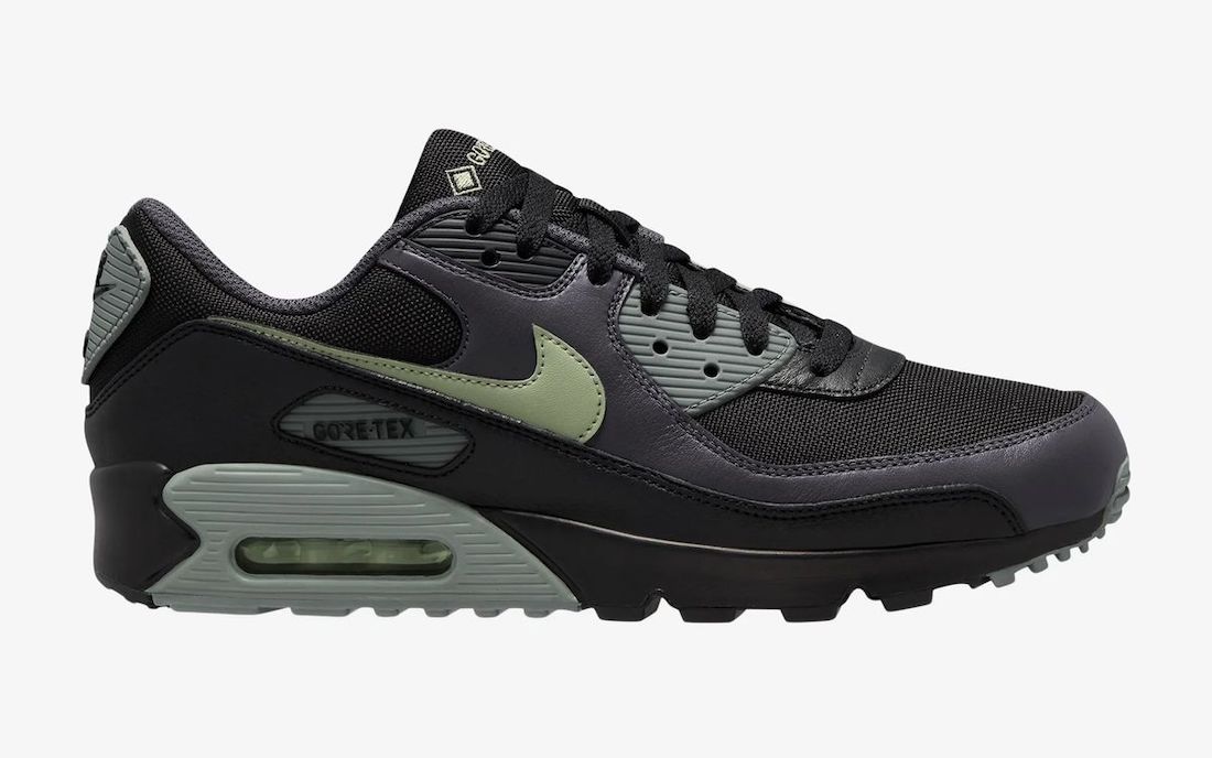 Nike Air Max 90 Gore-Tex Surfaces in Black and Honeydew