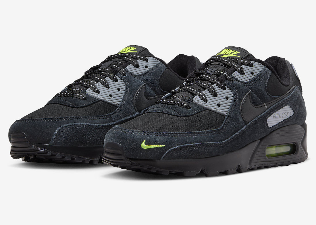 Nike Adds Volt Mini Swooshes On This Air Max 90
