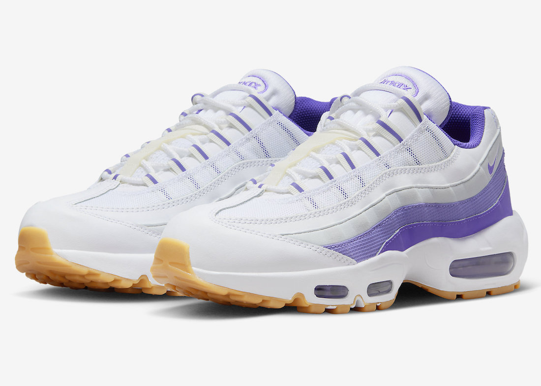 Nike Air Max 95 Covered in Purple Tones With Gum Soles