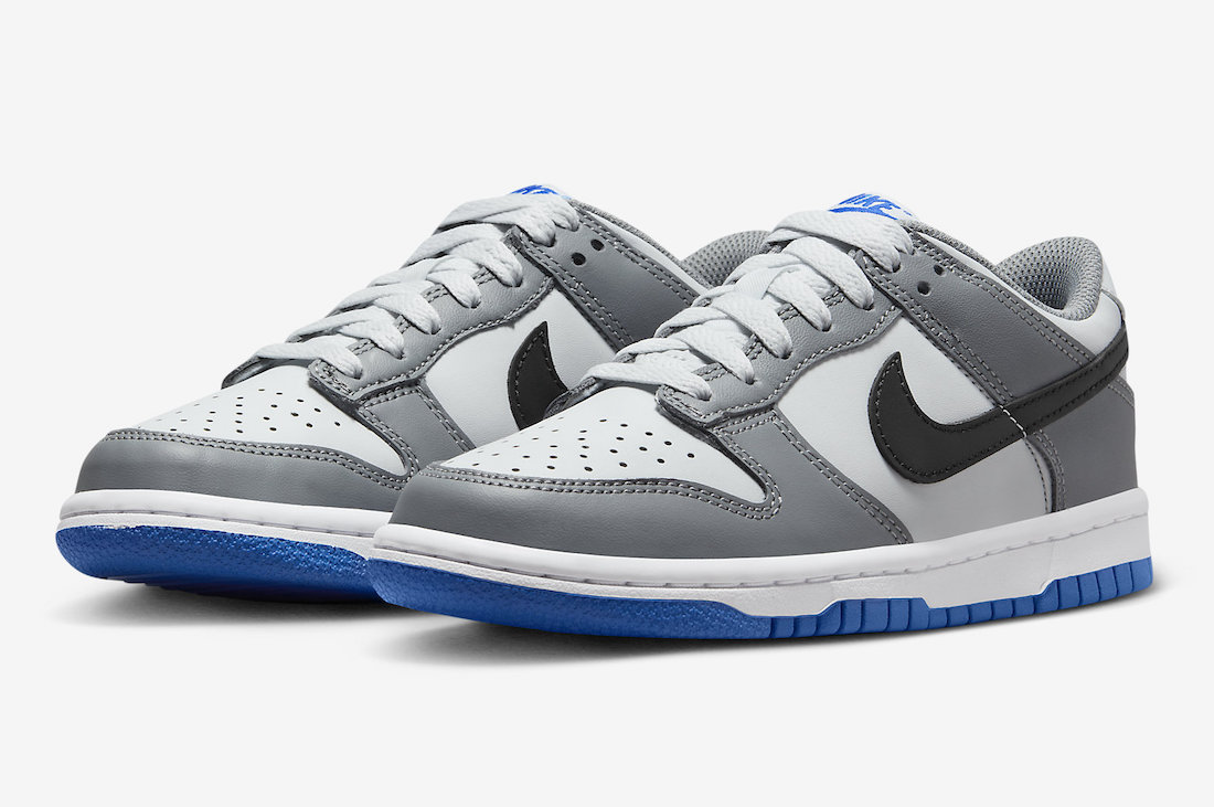 This Kids Nike Dunk Low Comes With Blue Soles