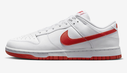 Nike Dunk Low White Picante Red Release Date