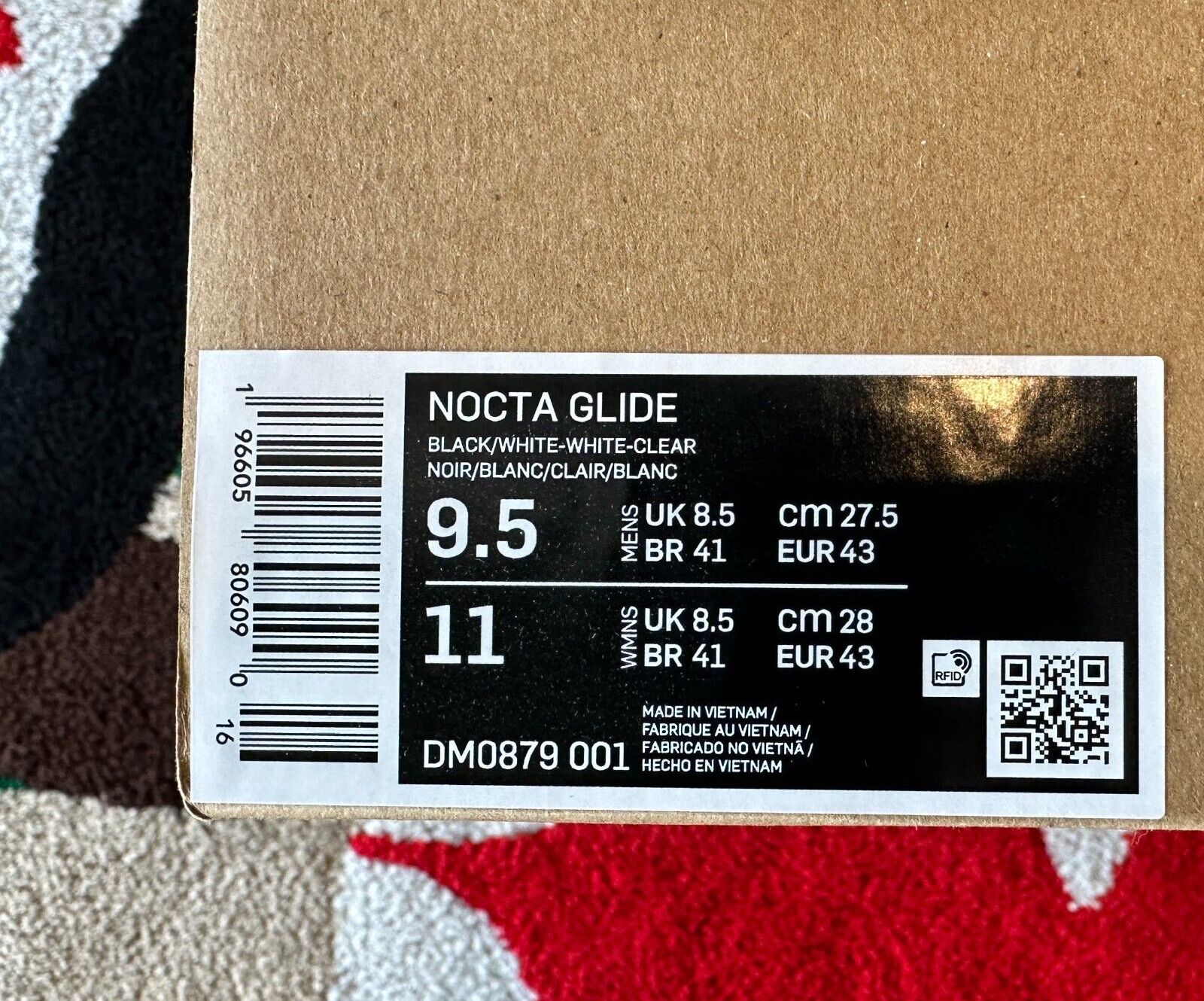 Nike NOCTA Glide Black White DM0879-001