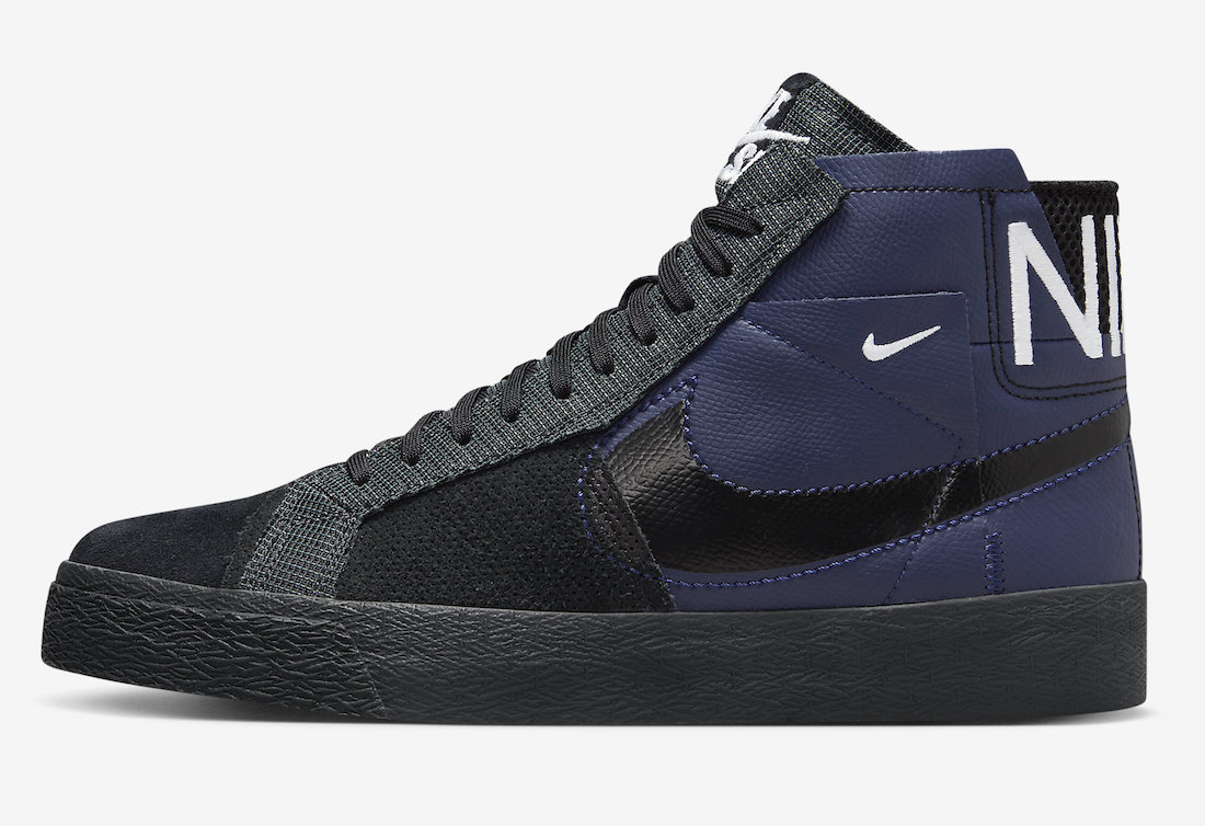 Nike SB Blazer Mid Premium Navy Black Release Date