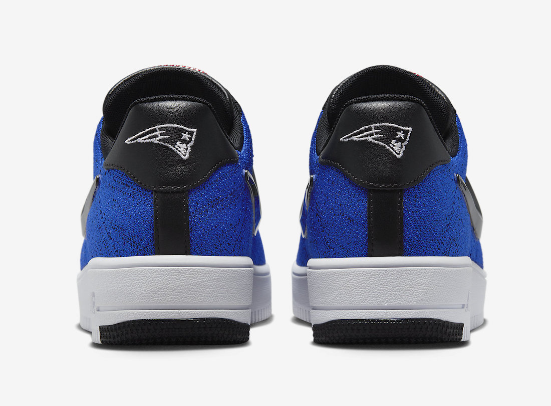 Nike Air Force 1 Low Ultra Flyknit Robert Kraft Patriots Sneakers Red/blue  for Men